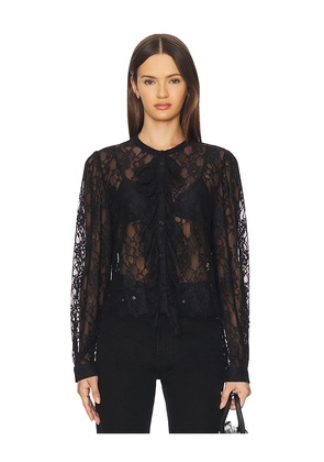 Steve Madden Colsie Top in Black. Size M. Also in L, S, XL, XS.