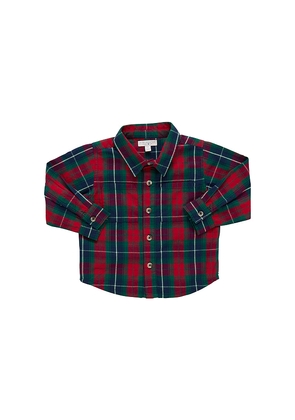 Pink Chicken Boys Jack Shirt in Red. Size 3. Also in 6, 2, 4, 5.