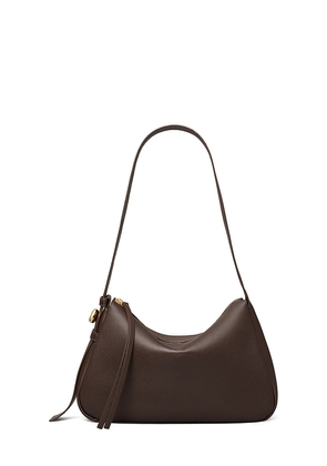 Tory Burch Romy Small Shoulder Bag in Brown.