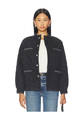 Seventy + Mochi Quilted Pablo Jacket in Black. Size M. Also in XXS, XS, S, L, XL.