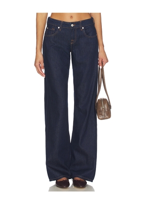 7 For All Mankind Low Straight Leg Jeans in Blue. Size 26. Also in 27, 28, 29, 30, 31, 32, 34.