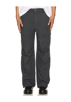 Palmes Ripstop Cargo Trousers in Charcoal. Size 48. Also in 46, 50, 52.