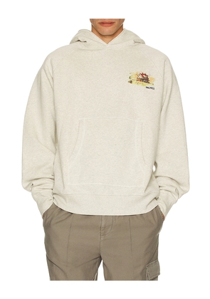Palmes Porch Hooded Sweatshirt in Cream. Size S. Also in L, XL.