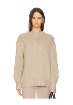 Rue Sophie Gil Sweater in Taupe. Size M. Also in S, L.