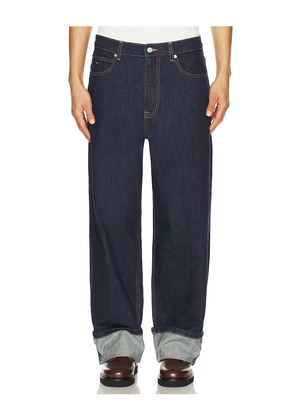 Tommy Jeans Theo Baggy Jeans in Blue. Size 32. Also in 34, 36, 38.