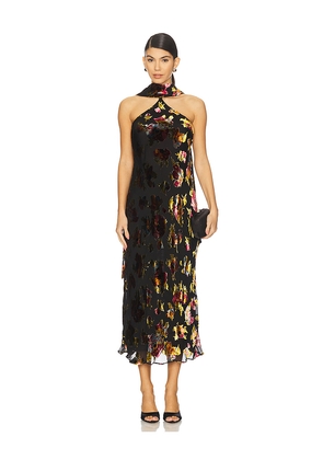 RIXO Hayley Dress in Black. Size M. Also in XS, L.