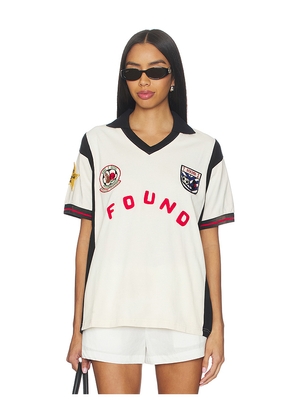 Found Union Soccer Jersey Top in Ivory. Size M. Also in S, XL.