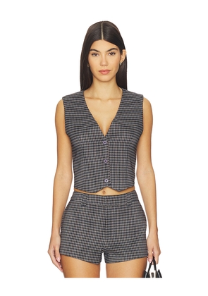 SEROYA Tatiana Vest in Charcoal. Size M. Also in L, S, XL, XS, XXS.