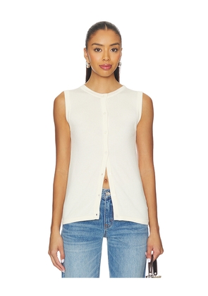 SNDYS August Vest in Cream. Size M. Also in XS, S, L.