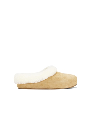 RAYE Cleo Slide in Tan. Size 8. Also in 7, 9.