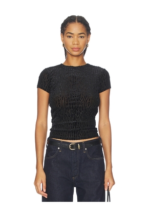 PAIGE Eisa Tee in Black. Size S. Also in XXS, XS, M.