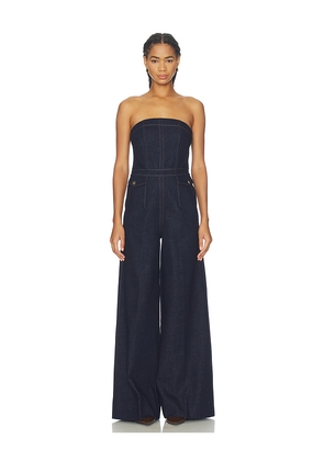 PAIGE Francesca Jumpsuit in Blue. Size 00. Also in 10, 12, 14, 8.