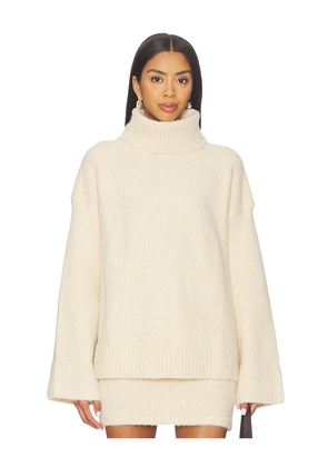 SNDYS Winnie Jumper in Cream. Size M. Also in S, XS, L, XL.