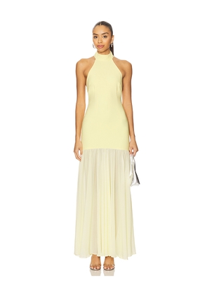 Runaway The Label Yazmin Maxi Dress in Yellow. Size L. Also in XL.