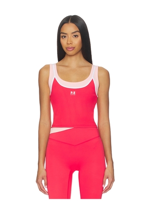 P.E Nation Forward Tank Top in Red. Size L. Also in S, XS, XL.