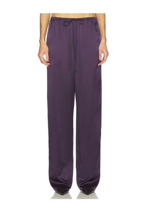 SRG Phoenix Silk Pant in Purple. Size M. Also in XXS, XS, S, L, XL.