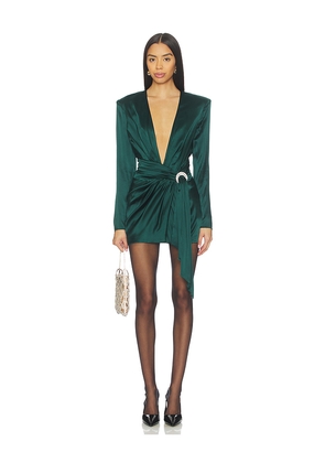 Ronny Kobo Kit Dress in Dark Green. Size S. Also in L, M, XS.