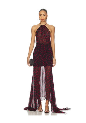 Ronny Kobo Tilda Dress in Red. Size M. Also in L, S, XS.