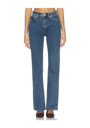 Rag & Bone Peyton High-Rise Bootcut Jeans in Blue. Size 28. Also in 32, 33, 34.