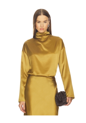 SRG Atlas Silk Top in Olive. Size S. Also in XXS, XS, M, L, XL.