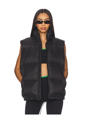 Splits59 Summit Nylon Puffer Vest in Black. Size M. Also in XS, L.