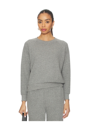 perfectwhitetee Alexi French Terry Sweatshirt in Grey. Size S. Also in XS, M.