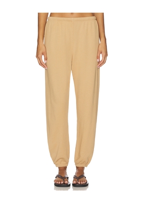 perfectwhitetee Johnny Easy Sweatpant in Tan. Size S. Also in L, XL.