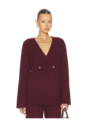 SEROYA Tundra Sweater in Burgundy. Size M. Also in L, S, XS, XXS.