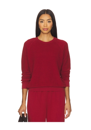 perfectwhitetee Ziggy Shrunken Crewneck in Red. Size L. Also in M, S, XS.