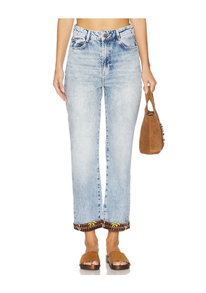 SIEDRES Daky Straight Leg in Denim-Light. Size 36. Also in 34, 38, 40.