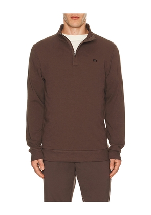TravisMathew Cloud Quarter Zip 2 Sweater in Brown. Size S. Also in M.