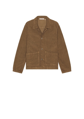 Sunflower Worker Jacket in Brown. Size S. Also in L, XL/1X, XXL/2X.