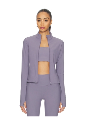 SPANX Spanxsmooth Onform Full Zip Jacket in Grey. Size XL. Also in L, XS.