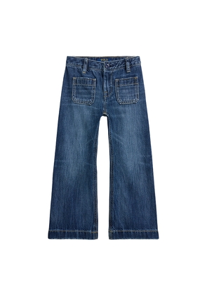 Polo Ralph Lauren Kids Low Stretch Denim Sailor Pant in Blue. Size 3. Also in 2, 5.