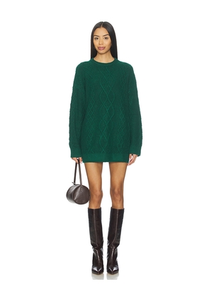 Show Me Your Mumu Canyon Tunic Sweater Dress in Green. Size M. Also in XS, S, L.