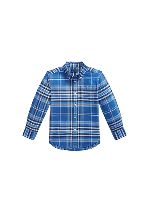 Polo Ralph Lauren Kids Classic Oxford Sport Shirt in Blue. Size 3. Also in 2, 4, 5, 6.