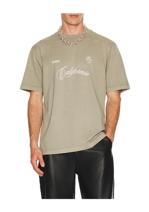 Stampd Cherub California Relaxed Tee in Grey. Size XL/1X. Also in M, L.