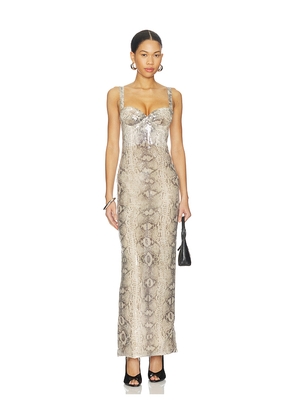 The Dolls House Renee Maxi Dress in Cream. Size L. Also in XS, S, M.