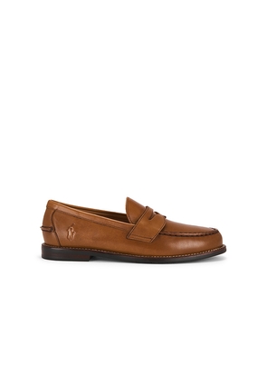 Polo Ralph Lauren Alston Leather Penny Loafer in Brown. Size 7.5. Also in 9, 9.5.