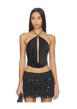 superdown Paulita Halter Top in Black. Size M. Also in L, XL.