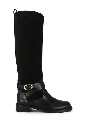 Stuart Weitzman Benni Riding Boot in Black. Size 6.5. Also in 6, 7.5, 8, 8.5, 9, 9.5.