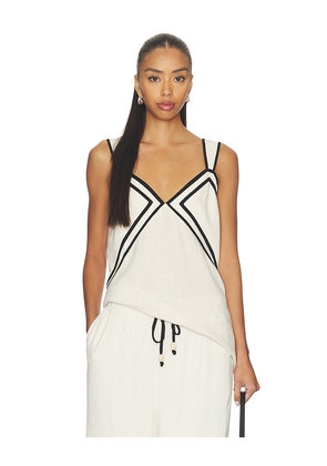 Sancia The Airlie Top in White,Black. Size M. Also in XS, S, XL.