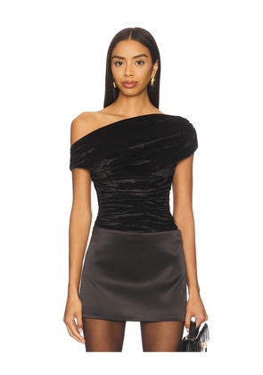 superdown Ruth Asymmetrical Top in Black. Size M. Also in XXS, XS, S, L, XL.