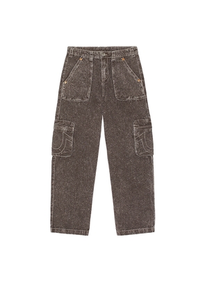 True Religion Big T Fashion Cargo Pant in Charcoal. Size 32. Also in 31, 34, 36.