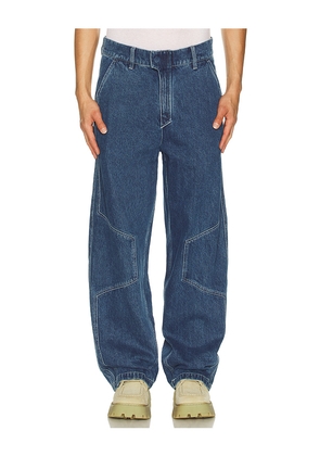 Pleasures Position Baggy Jeans in Blue. Size 30. Also in 28, 32, 34, 36, 38.