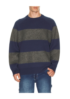 STAN RAY Knitted Sweater in Blue. Size M. Also in L, XL/1X.
