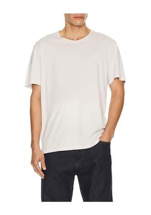PAIGE Sorden Crew Neck Tee in White. Size M. Also in S, L, XL/1X, XXL/2X.