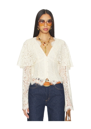 Tularosa Clarissa Top in Ivory. Size M. Also in L, XL.