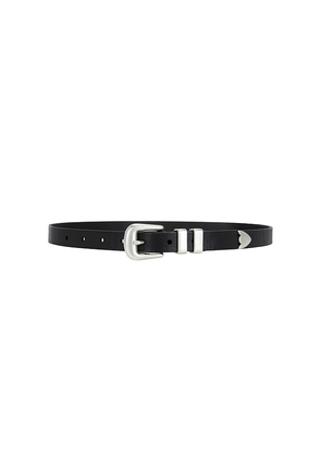Polo Ralph Lauren Distressed Leather 4p Belt in Black. Size S. Also in XXS.