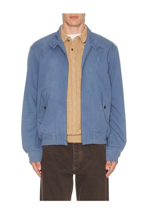 Polo Ralph Lauren Montauk Chino Bedford Knit Rib Lined Windbreaker in Blue. Size XL/1X. Also in L, M.
